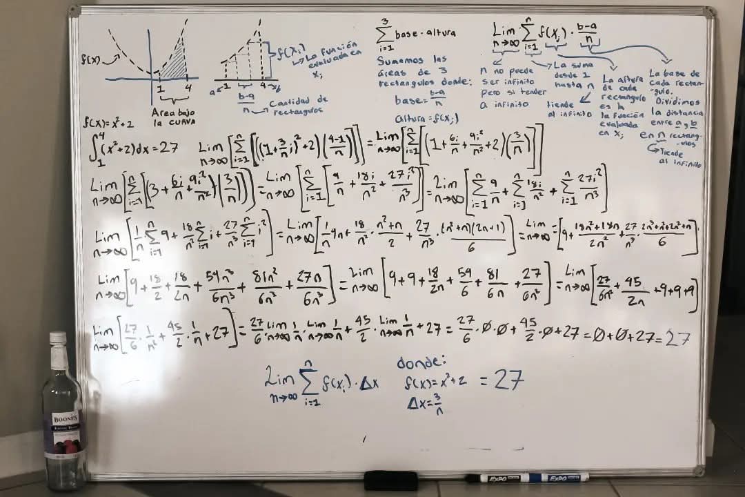 realizar integrales definidas utilizando la definición de Riemann es simplemente mágico